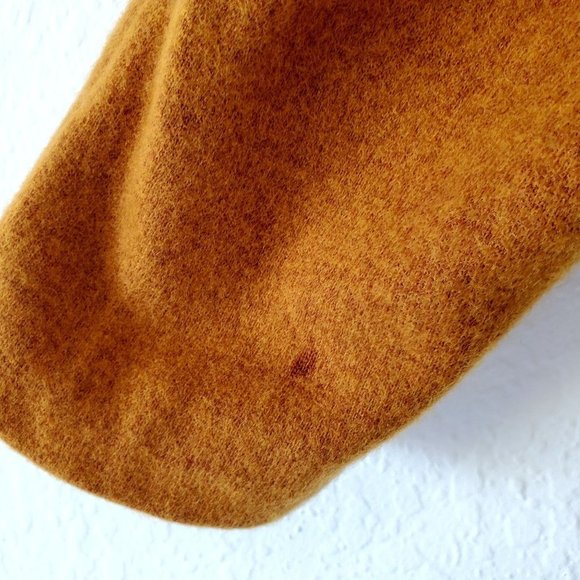 80's Mustard Yellow Wool Jacket, Slightly Distressed Jacket, Size 8 Medium - Picture 15 of 15